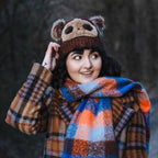 Productafbeelding Star Wars - Wicket Gezicht Muts met Pom Poms