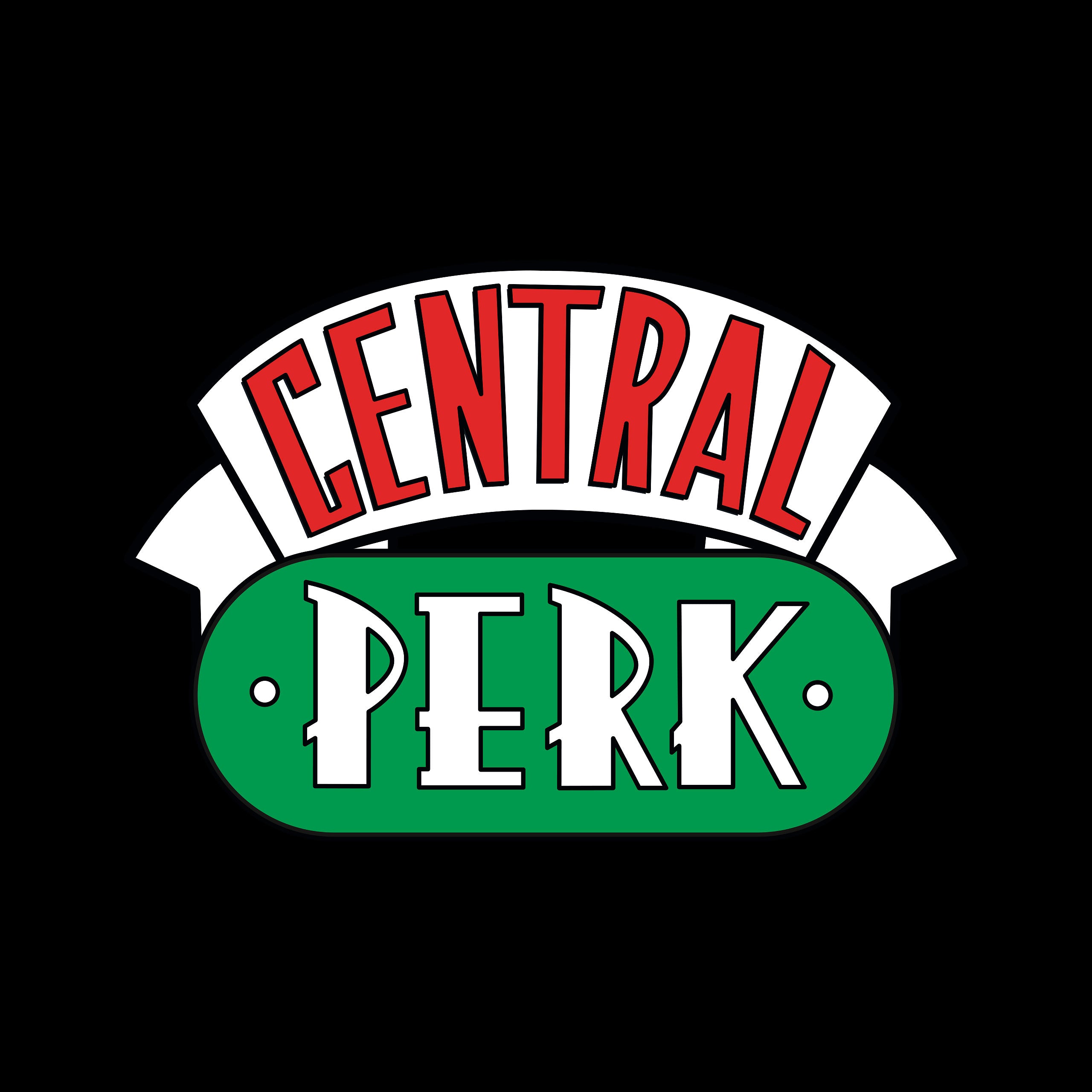 Productafbeelding Friends - Central Perk Logo T-shirt zwart