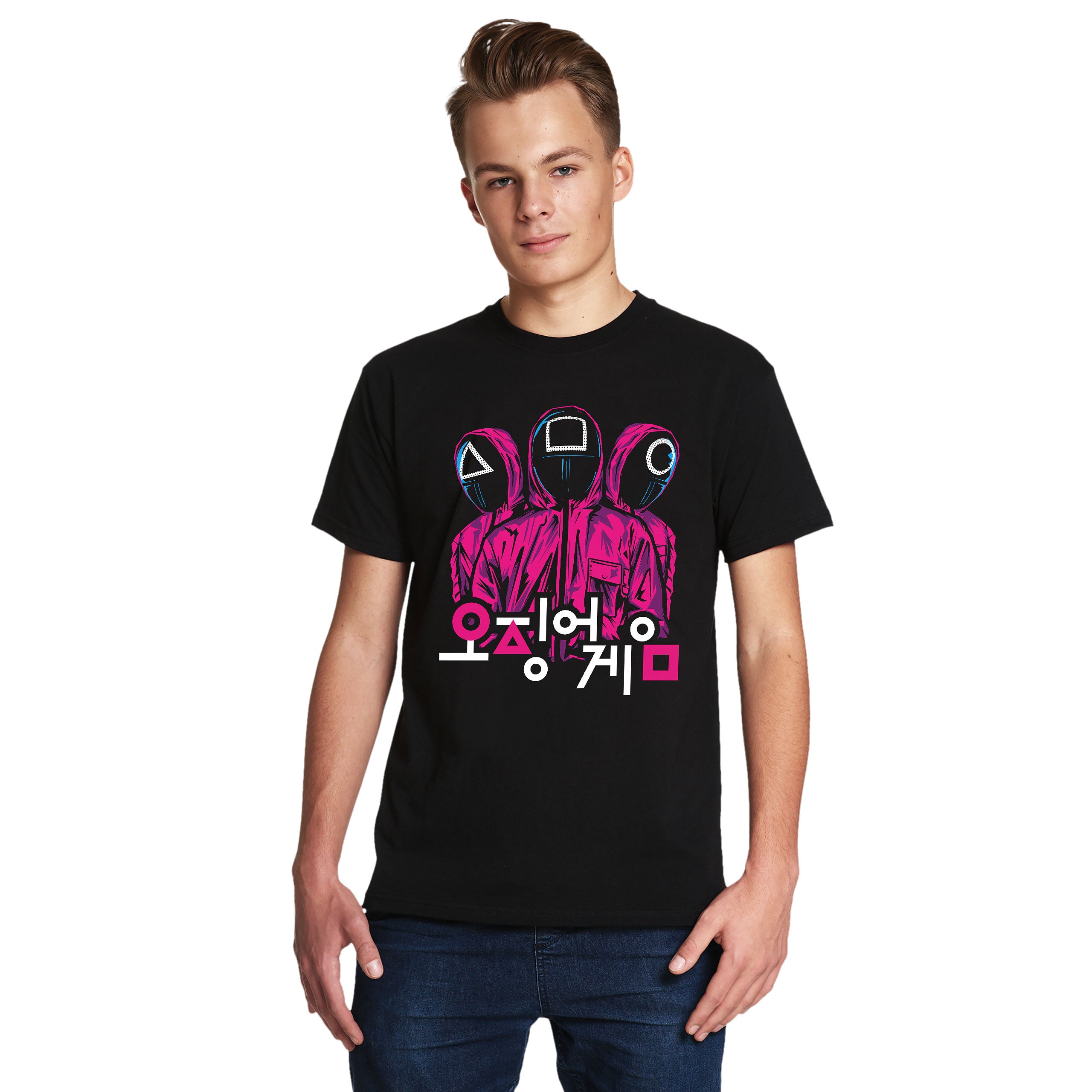 Image produit Squid Game - T-Shirt des gardes noir