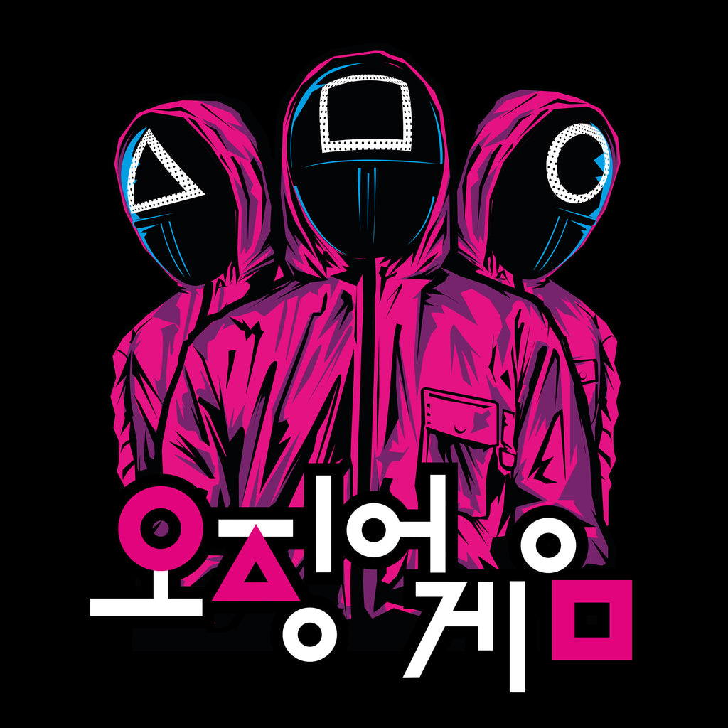 Image produit Squid Game - T-Shirt des gardes noir