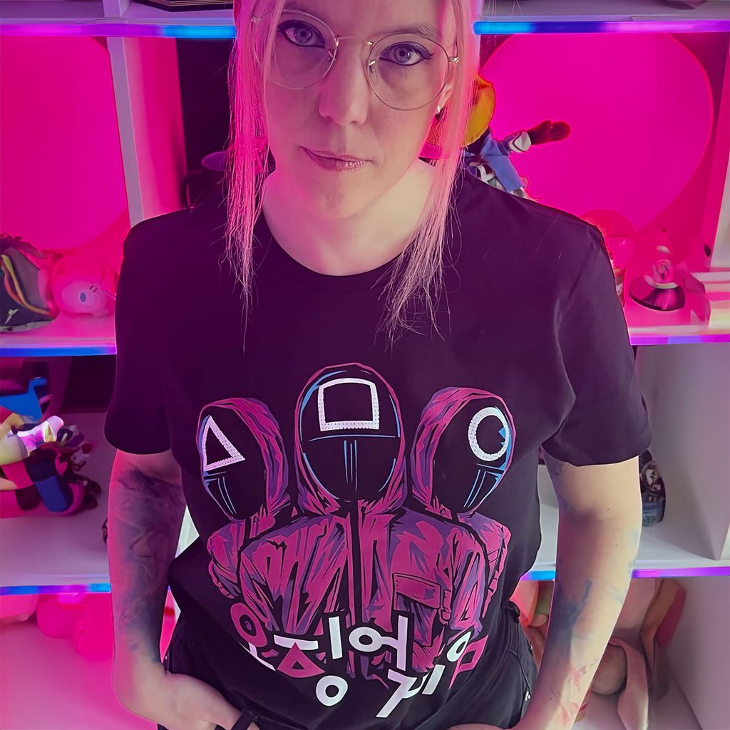 Image produit Squid Game - T-Shirt des gardes noir