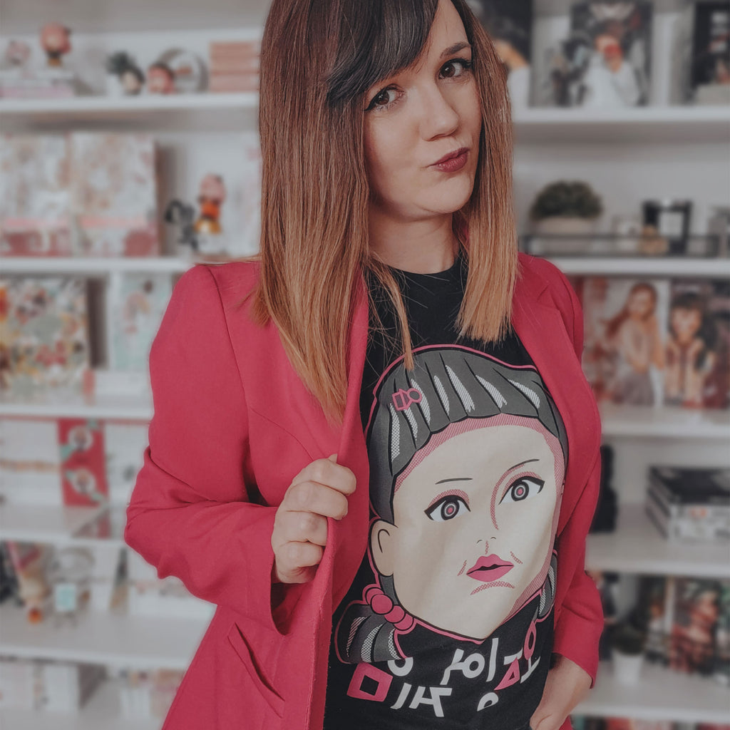 Produktbild Squid Game - Young-Hee Doll T-Shirt schwarz