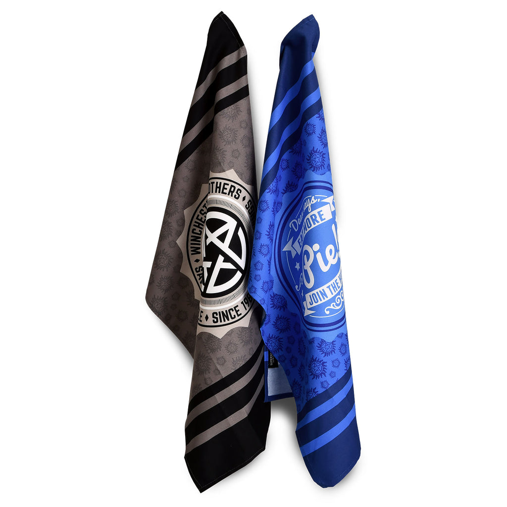 Image produit Set de torchons Pentagramme et Pie - Supernatural