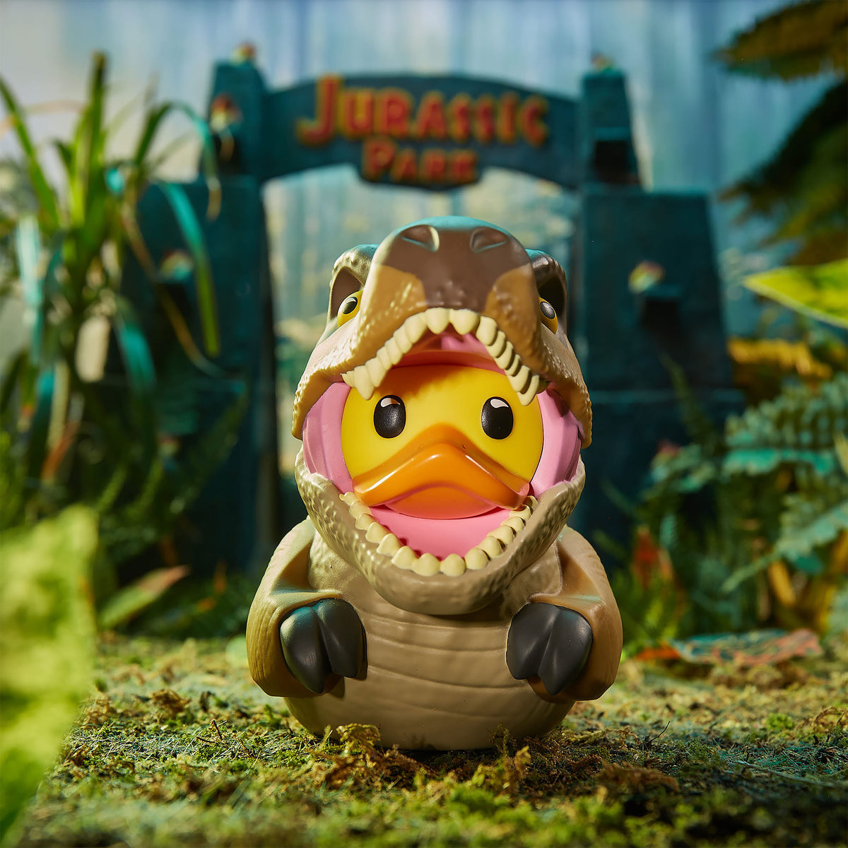 Produktbild Jurassic Park - T-Rex TUBBZ Deko Ente