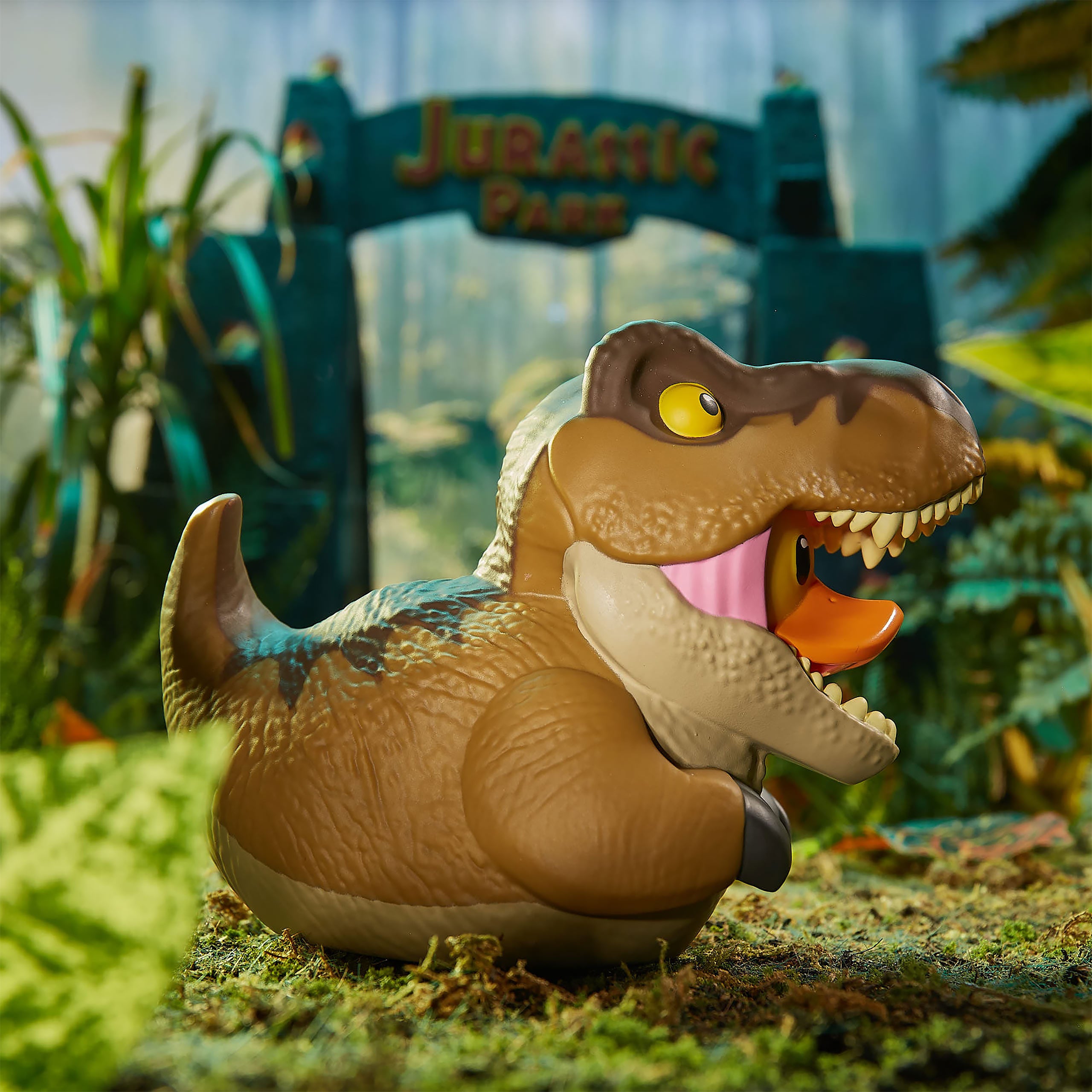 Produktbild Jurassic Park - T-Rex TUBBZ Deko Ente
