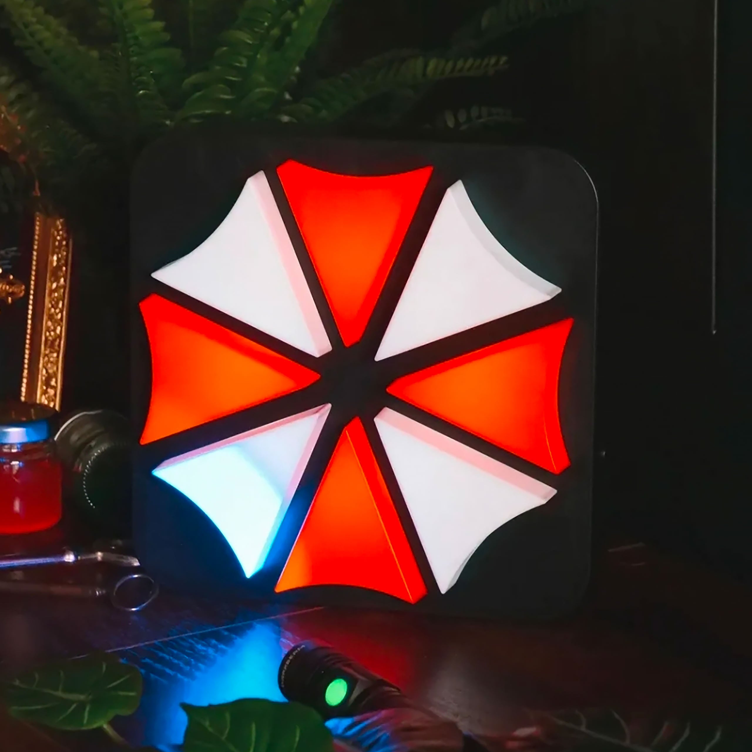 Produktbild Resident Evil - Umbrella Corporation Logo Lampe
