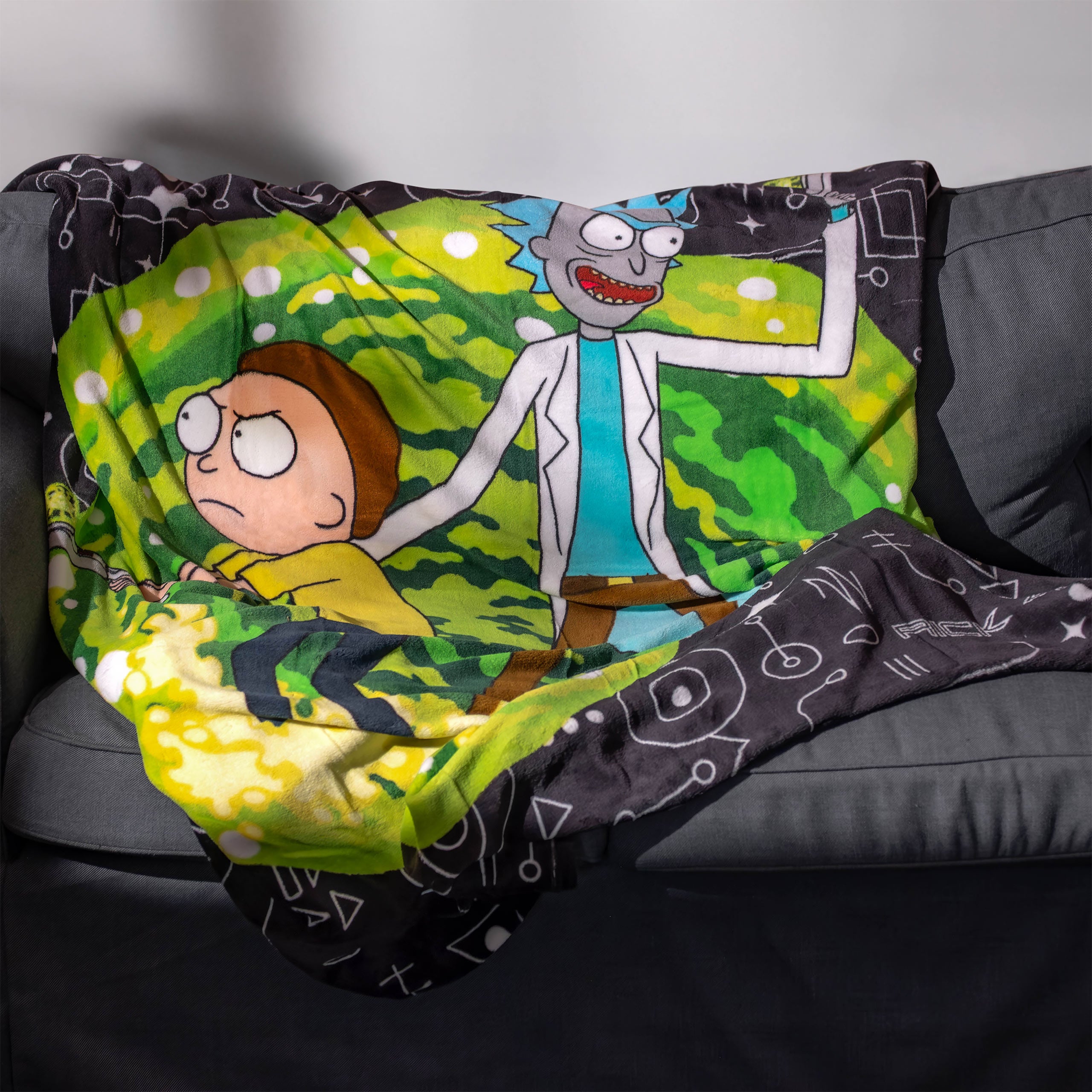 Product image Rick and Morty - Portal Fleece Blanket