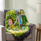 Image produit Rick and Morty - Plaid polaire Portal
