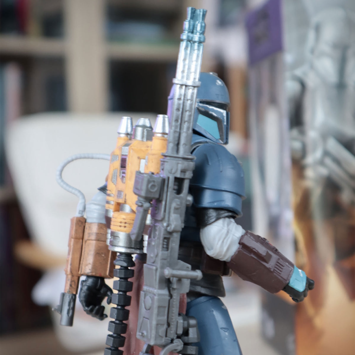Image produit Figurine d'action de la série noire Paz Vizsla - Star Wars The Mandalorian