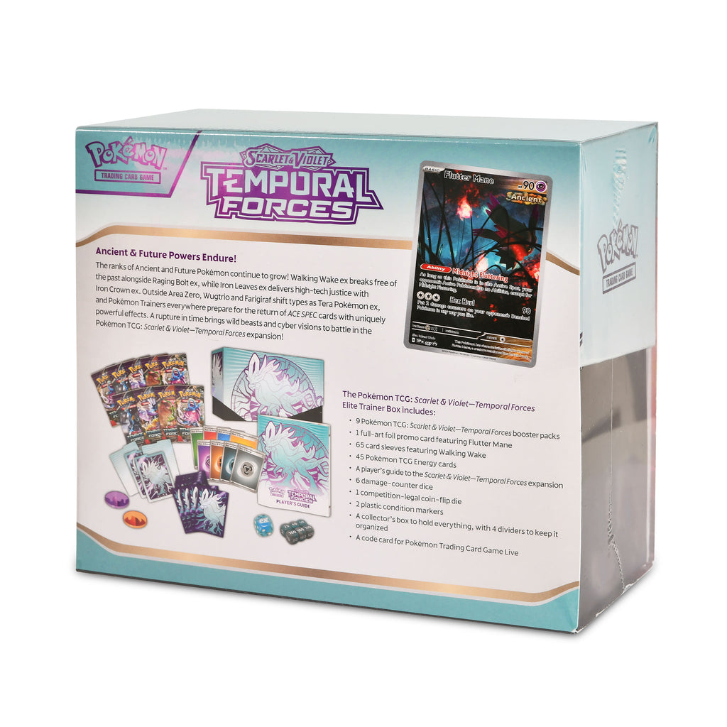 Productafbeelding Pokemon - Scarlet & Violet Temporal Forces Walking Wake Elite Trainer Box