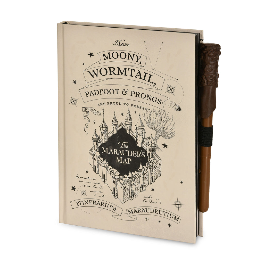 Productafbeelding Harry Potter - De Zwervende Kaart Notitieboek met UV Toverstaf Pen