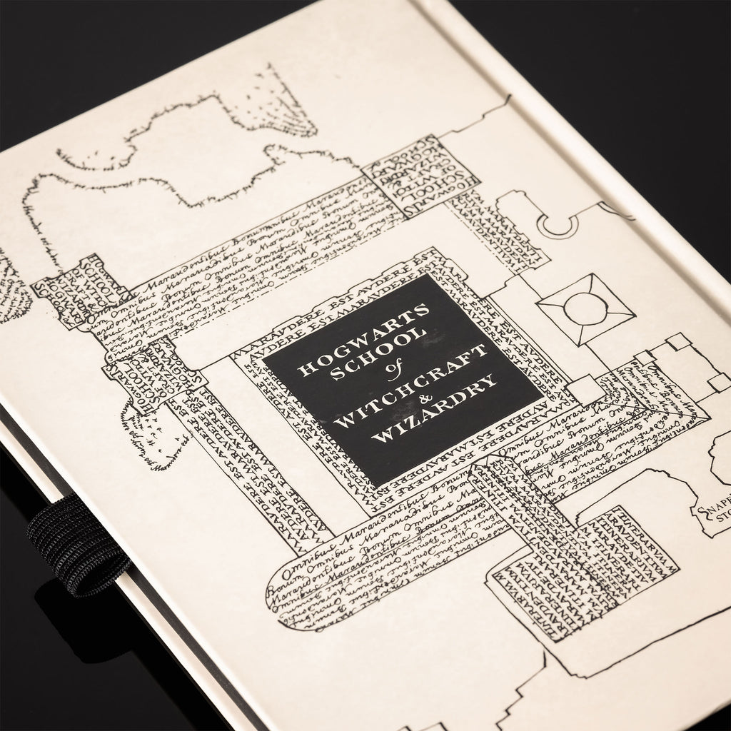 Productafbeelding Harry Potter - De Zwervende Kaart Notitieboek met UV Toverstaf Pen