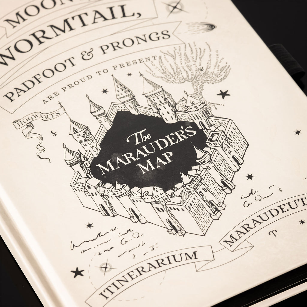 Productafbeelding Harry Potter - De Zwervende Kaart Notitieboek met UV Toverstaf Pen