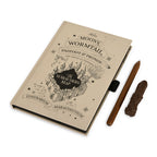 Productafbeelding Harry Potter - De Zwervende Kaart Notitieboek met UV Toverstaf Pen