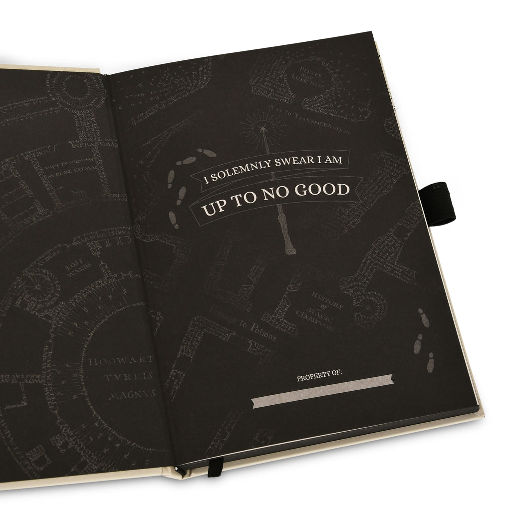 Productafbeelding Harry Potter - De Zwervende Kaart Notitieboek met UV Toverstaf Pen