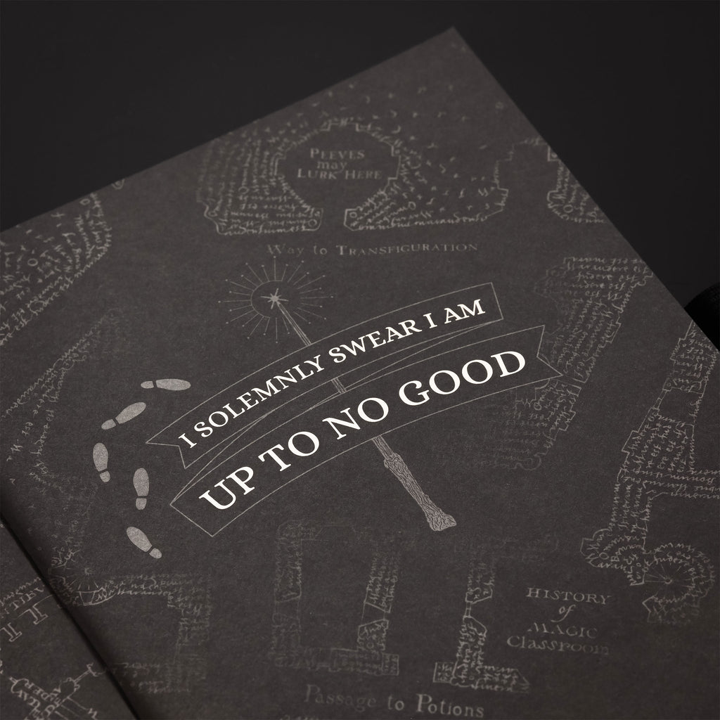 Productafbeelding Harry Potter - De Zwervende Kaart Notitieboek met UV Toverstaf Pen