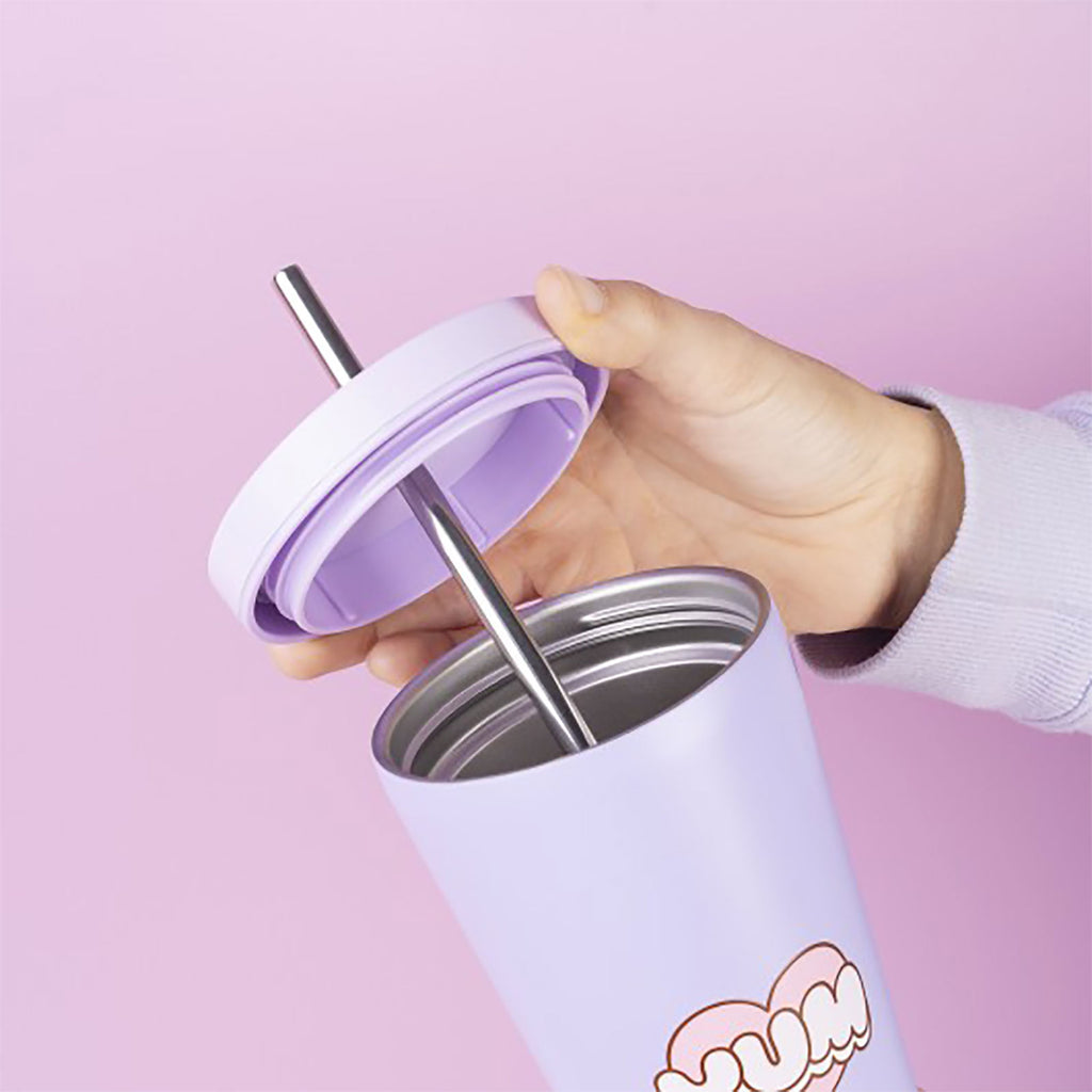 Productafbeelding Pusheen - Geniet van elke dag drinkbeker met rietje