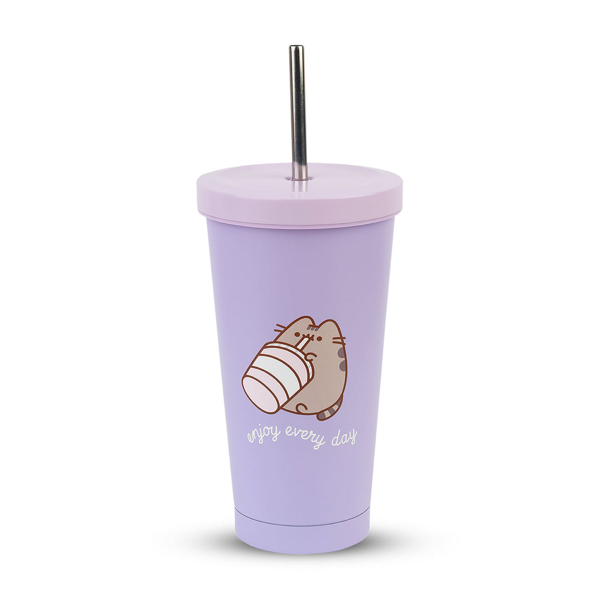 Productafbeelding Pusheen - Geniet van elke dag drinkbeker met rietje