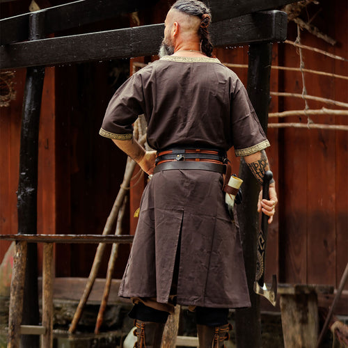 Product image Medieval Tunic Richard Short Sleeve Brown