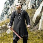 Produktbild Mittelalter Wikinger Tunika schwarz