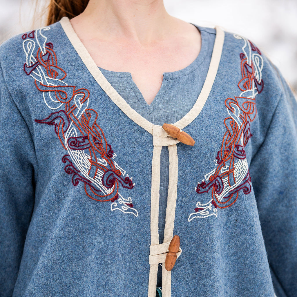Produktbild Mittelalter Birka-Mantel blau