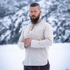 Image produit Chemise médiévale à lacets naturel