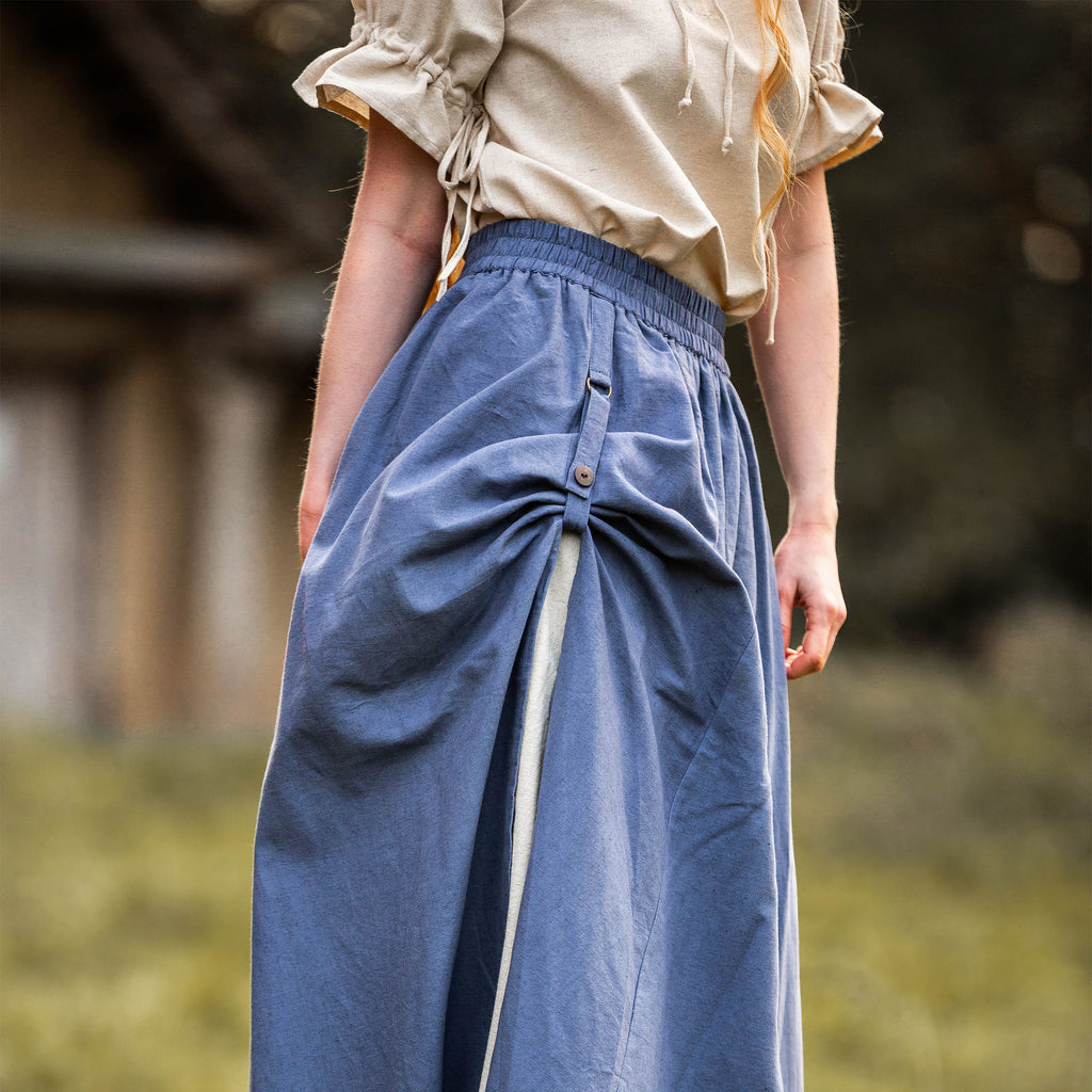 Produktbild Mittelalter Rock Doppellagig blau-beige