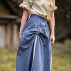 Produktbild Mittelalter Rock Doppellagig blau-beige