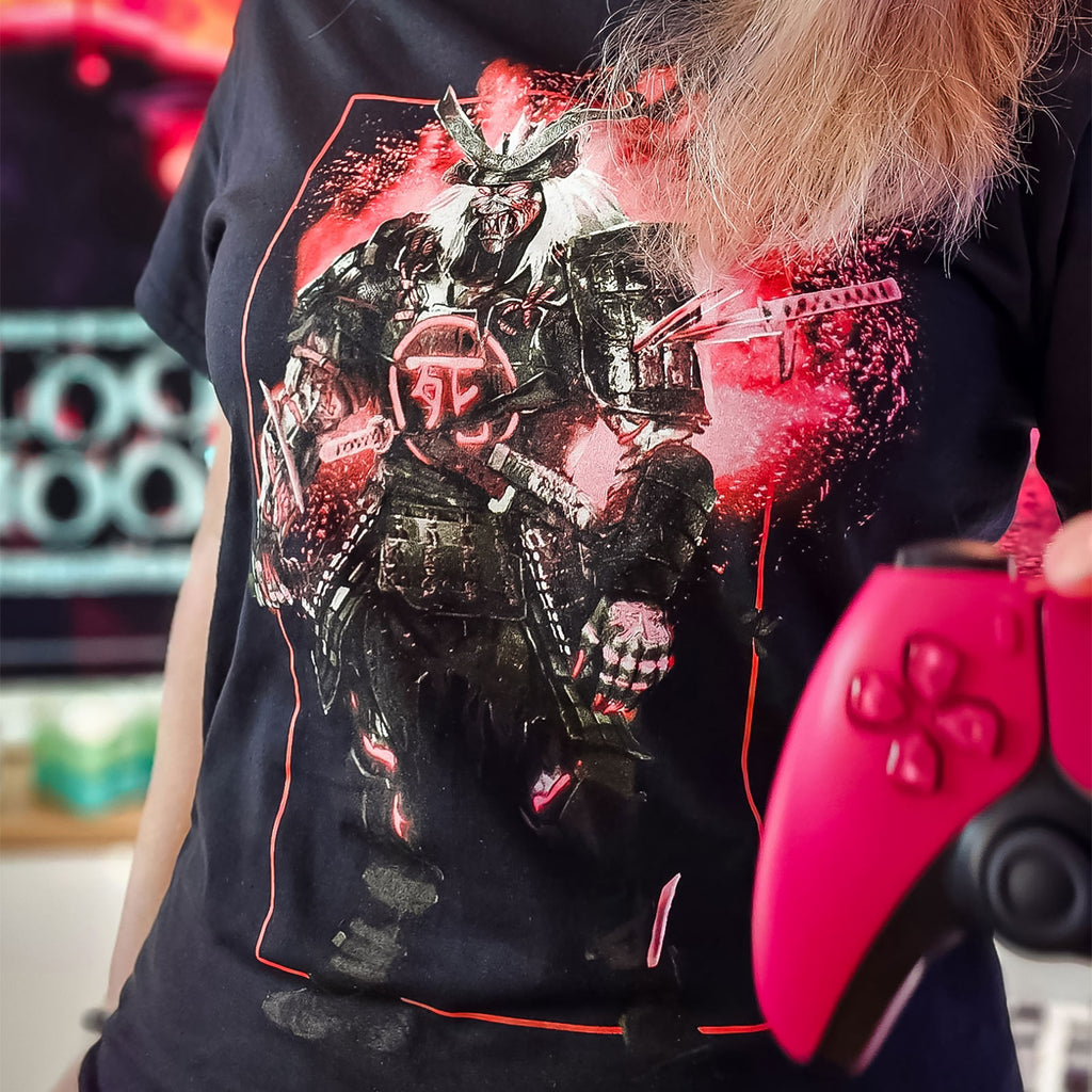Image produit Dead by Daylight x Iron Maiden - Oni Samurai Eddie Killer T-Shirt