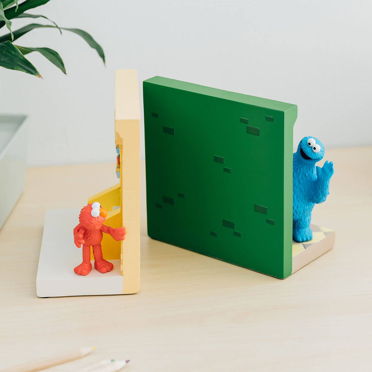 Produktbild Sesamstraße - Krümelmonster und Elmo Buchstützen