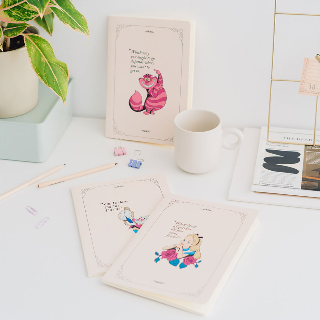 Produktbild Alice im Wunderland - Notizbücher 3er Set