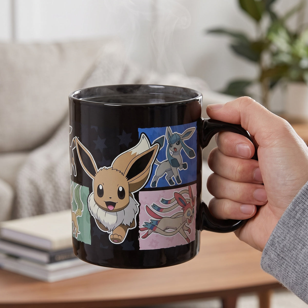 Image produit Pokemon - Mug à effet thermique des évolutions d'Evoli