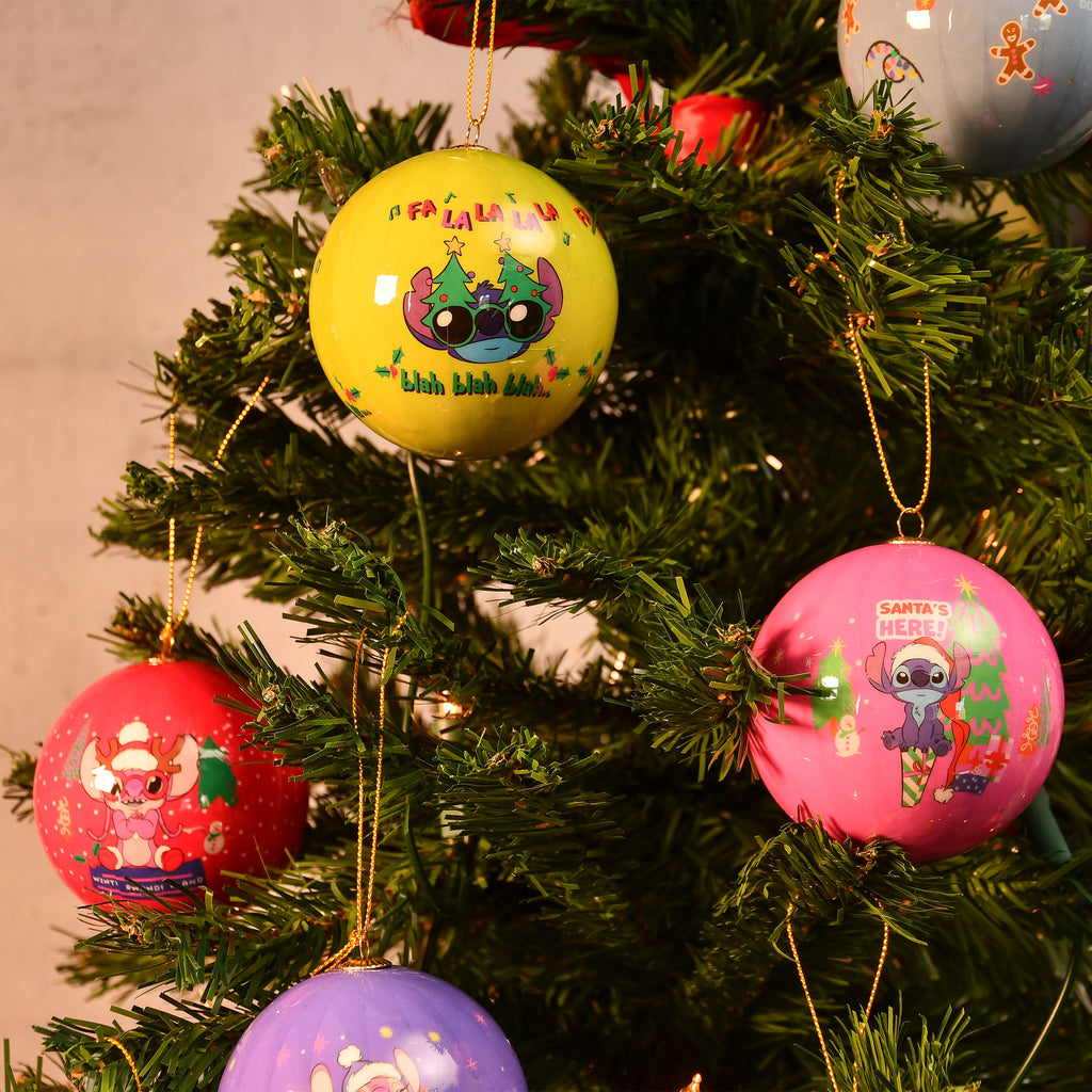 Image produit Lilo & Stitch - Boules de Noël Angel et Stitch 9pcs