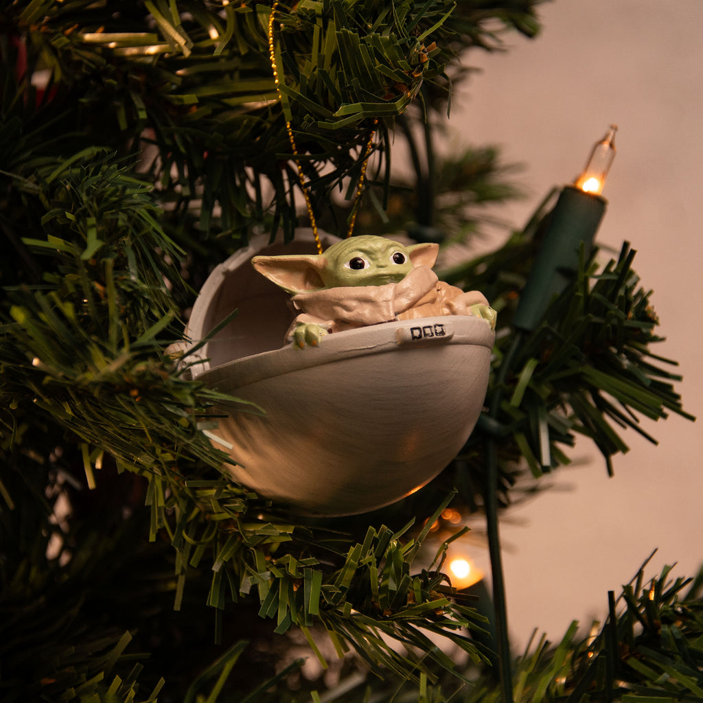 Produktbild Grogu im Kinderwagen Weihnachtsbaum-Schmuck - Star Wars The Mandalorian