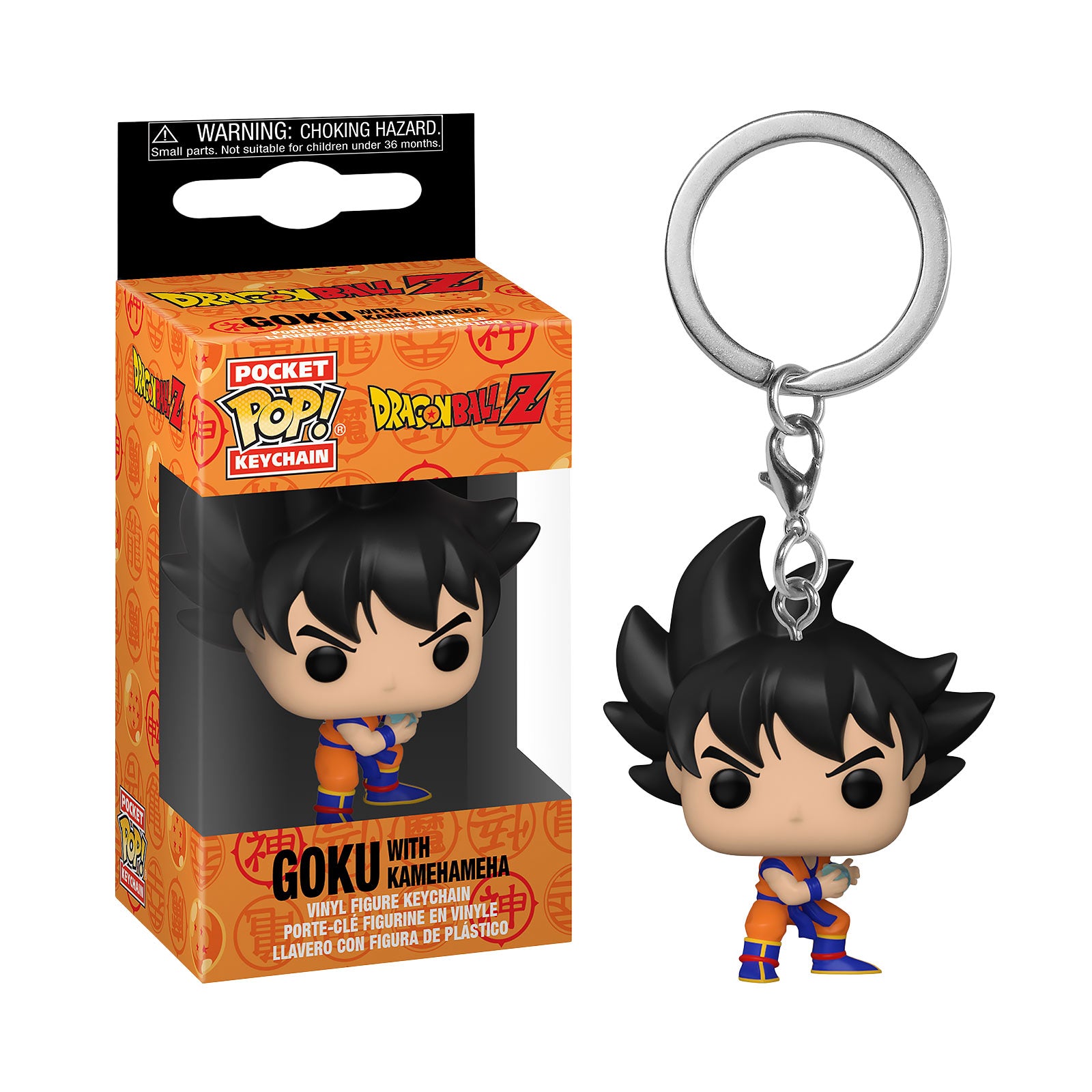 Image produit Dragon Ball Z - Goku avec Kamehameha porte-clés Funko Pop