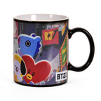 Productafbeelding BT21 Times Square Thermisch Effect Mok - Line Friends