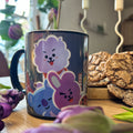 Productafbeelding BT21 Times Square Thermisch Effect Mok - Line Friends