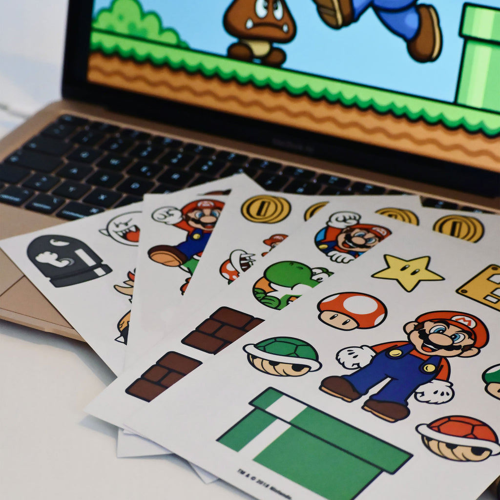Produktbild Super Mario - Mushroom Kingdom Aufkleber