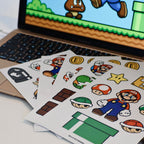 Produktbild Super Mario - Mushroom Kingdom Aufkleber