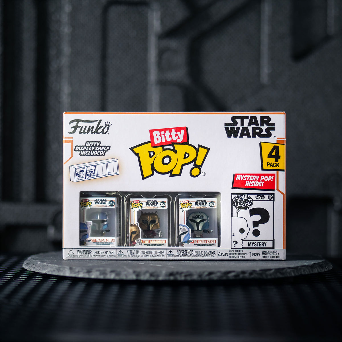 Image produit Ensemble de 4 figurines Funko Bitty Pop Heavy Mandalorian - Star Wars The Mandalorian
