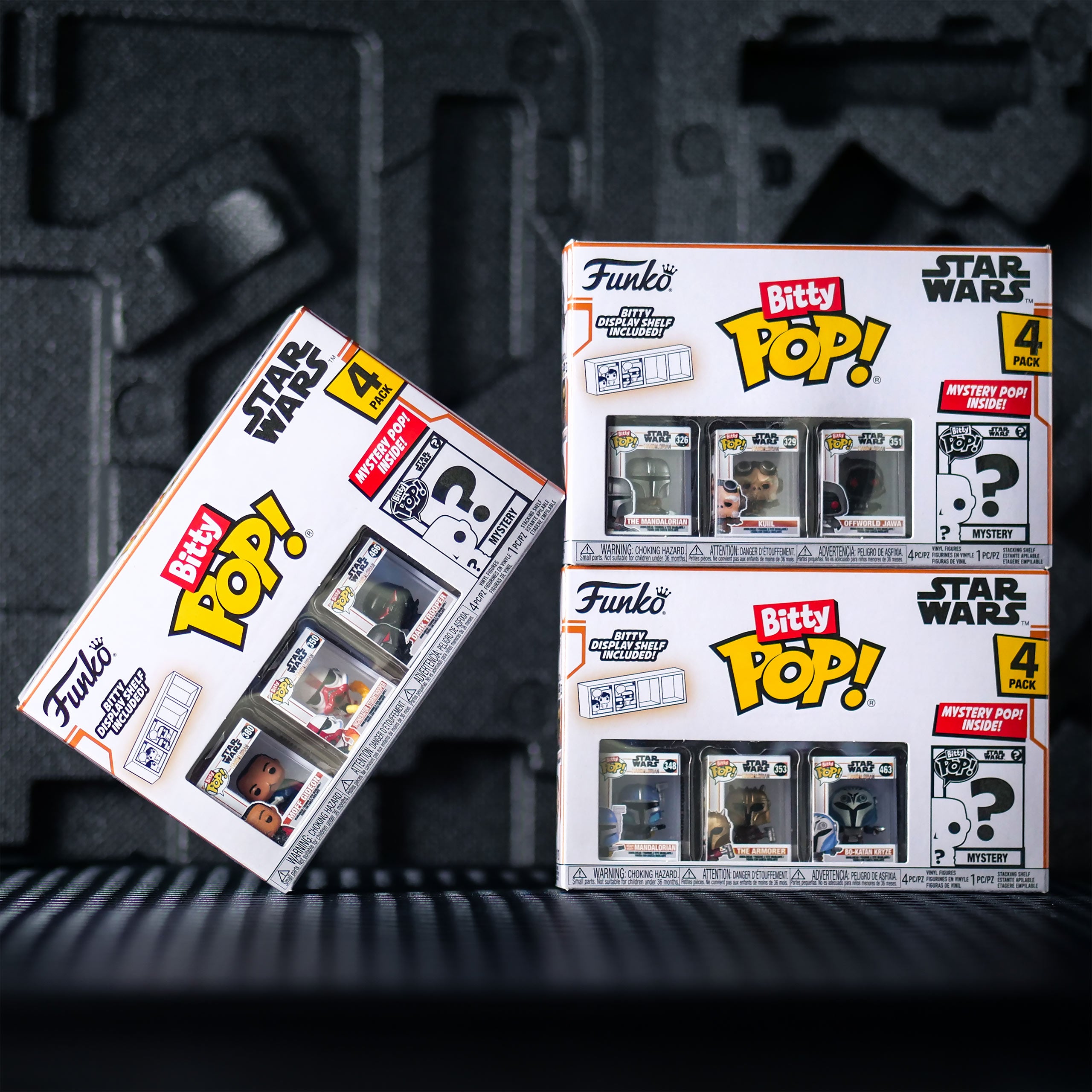 Image produit Star Wars The Mandalorian - Funko Bitty Pop Ensemble de 4 figurines Série 2