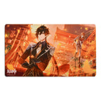 Image produit Genshin Impact - Mission Diabolique L'Étoile Approchante - Tapis de Souris Zhongli et Tartaglia