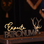 Produktbild Expecto Patronum Schriftzug Deko Holz - Harry Potter
