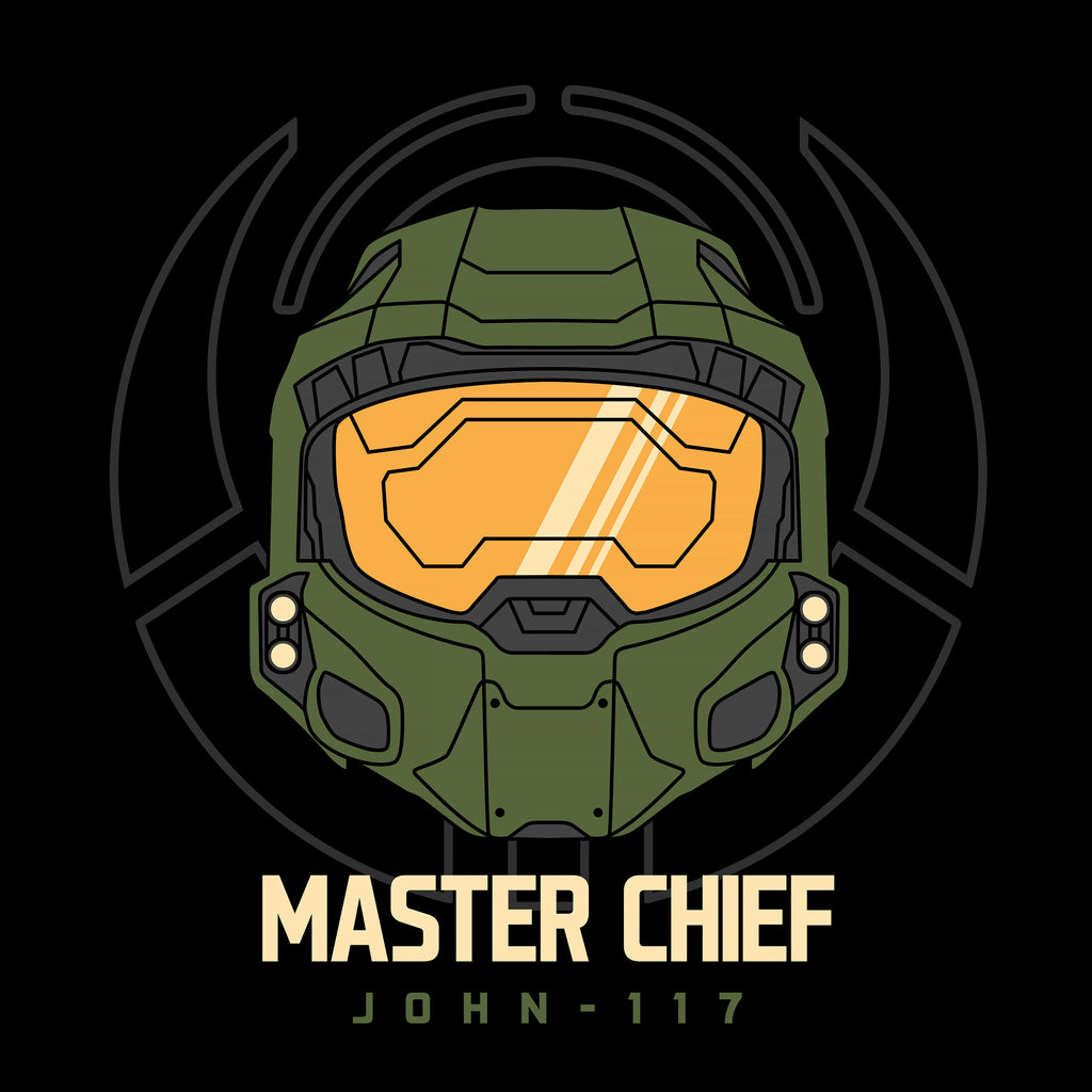Image produit T-shirt Master Chief pour les fans de Halo noir