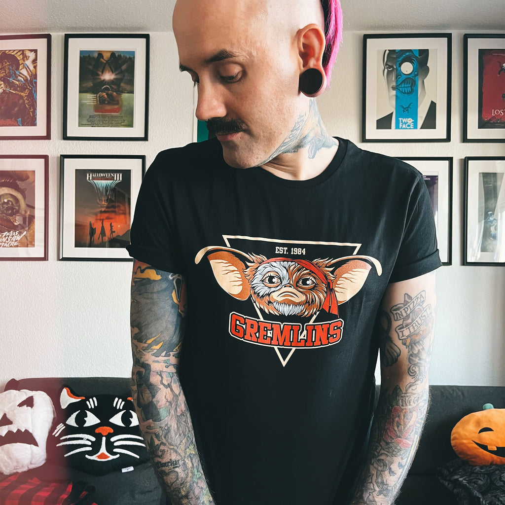Productafbeelding Gremlins Est. 1984 zwart T-shirt