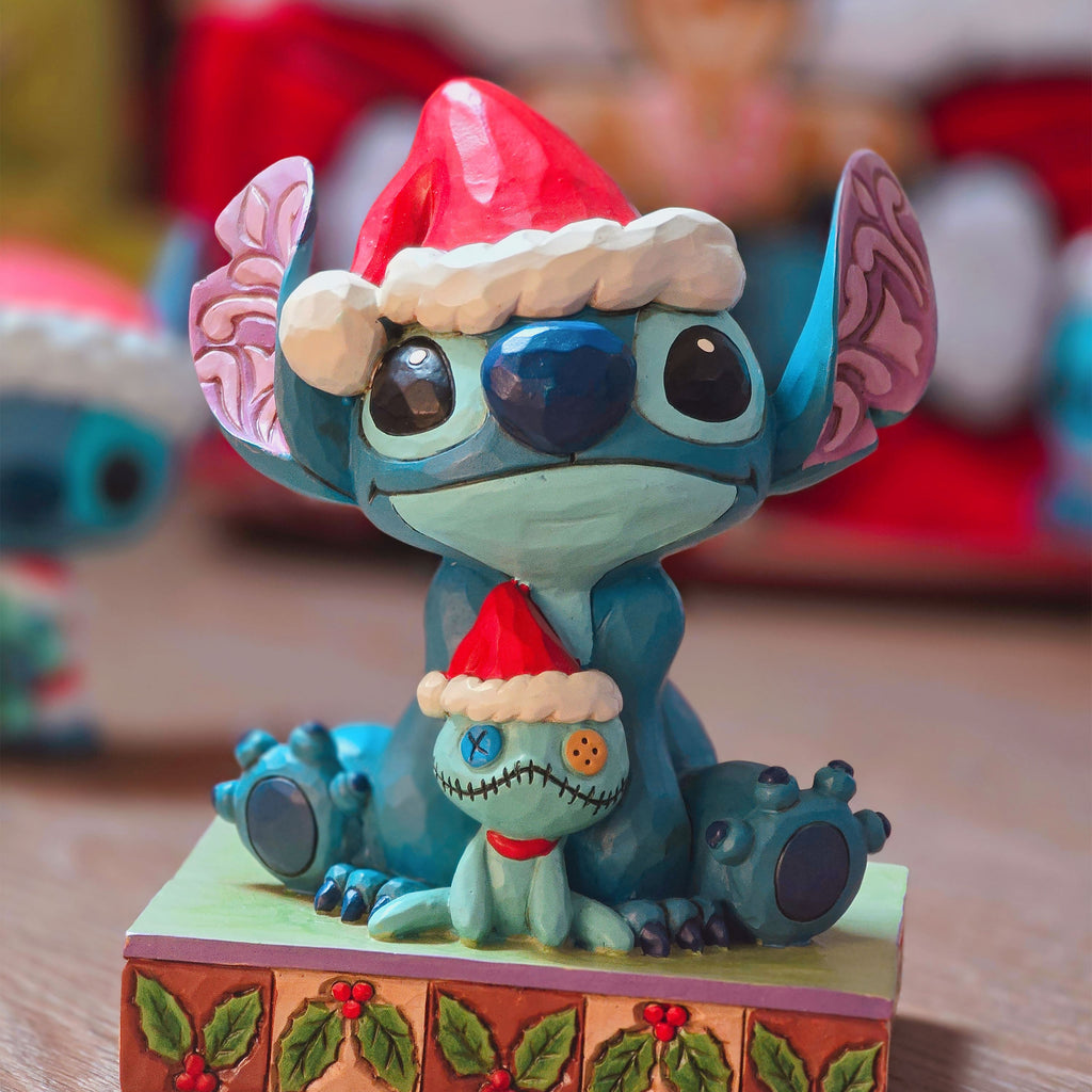 Productafbeelding Stitch Santa met Quirk Figuur - Lilo & Stitch