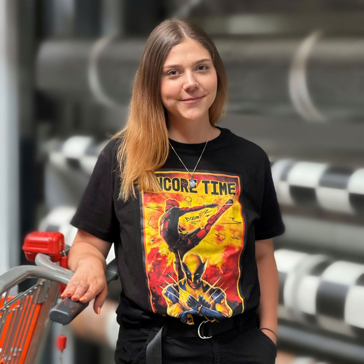 Productafbeelding Deadpool en Wolverine - Encore Time T-Shirt zwart