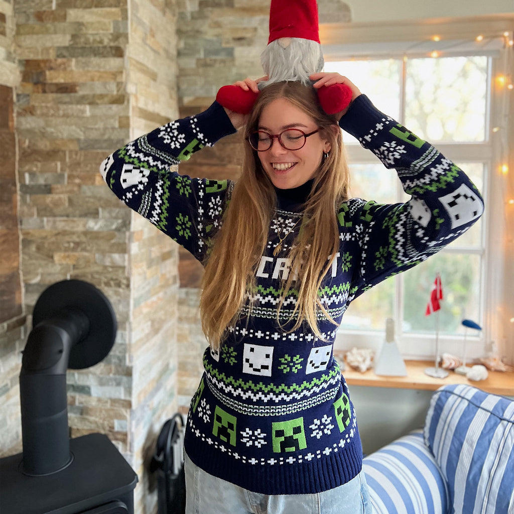 Product image Minecraft - Pattern Knitted Sweater blue