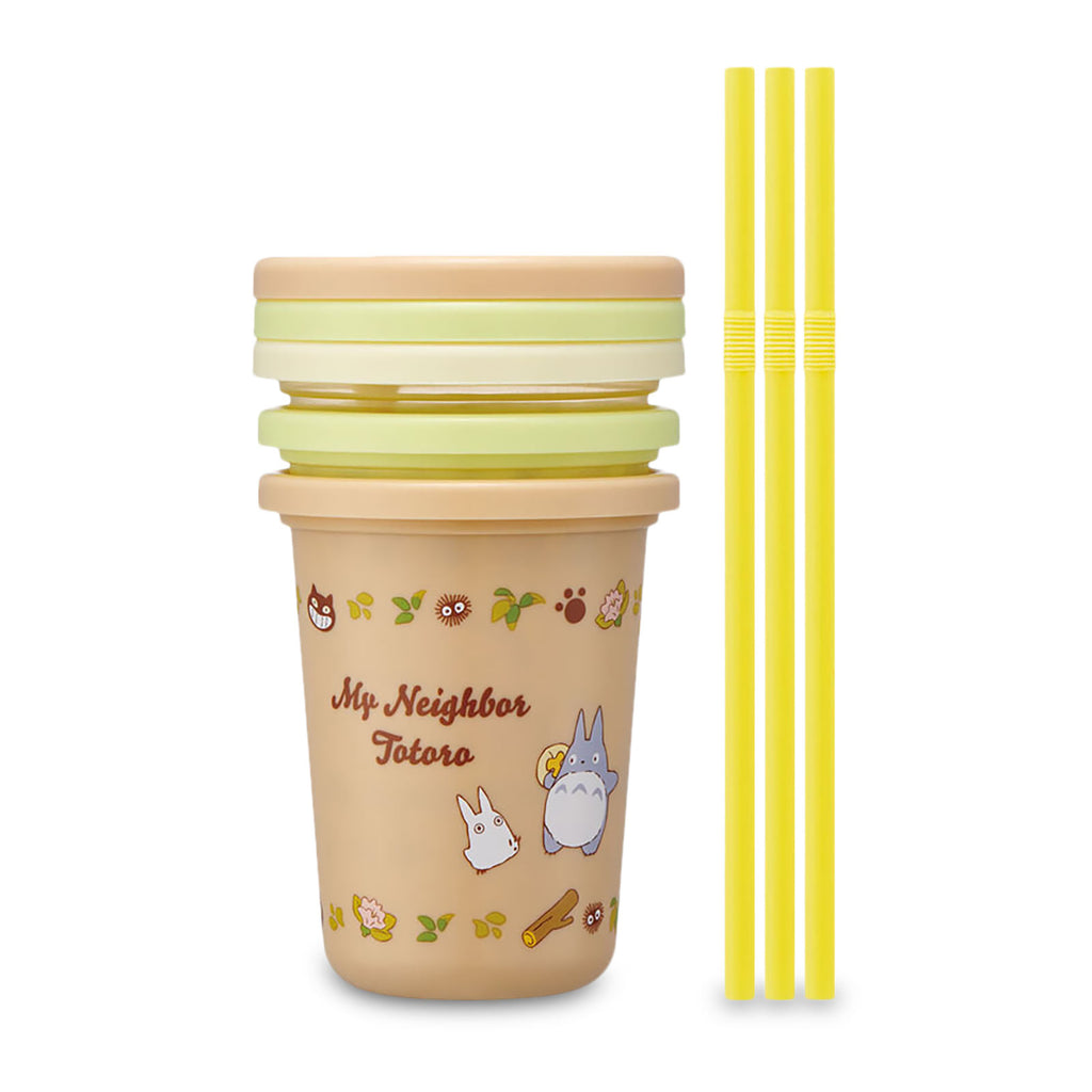 Image produit Totoro - Bus Chat et Totoro Gobelet avec Paille Set de 3