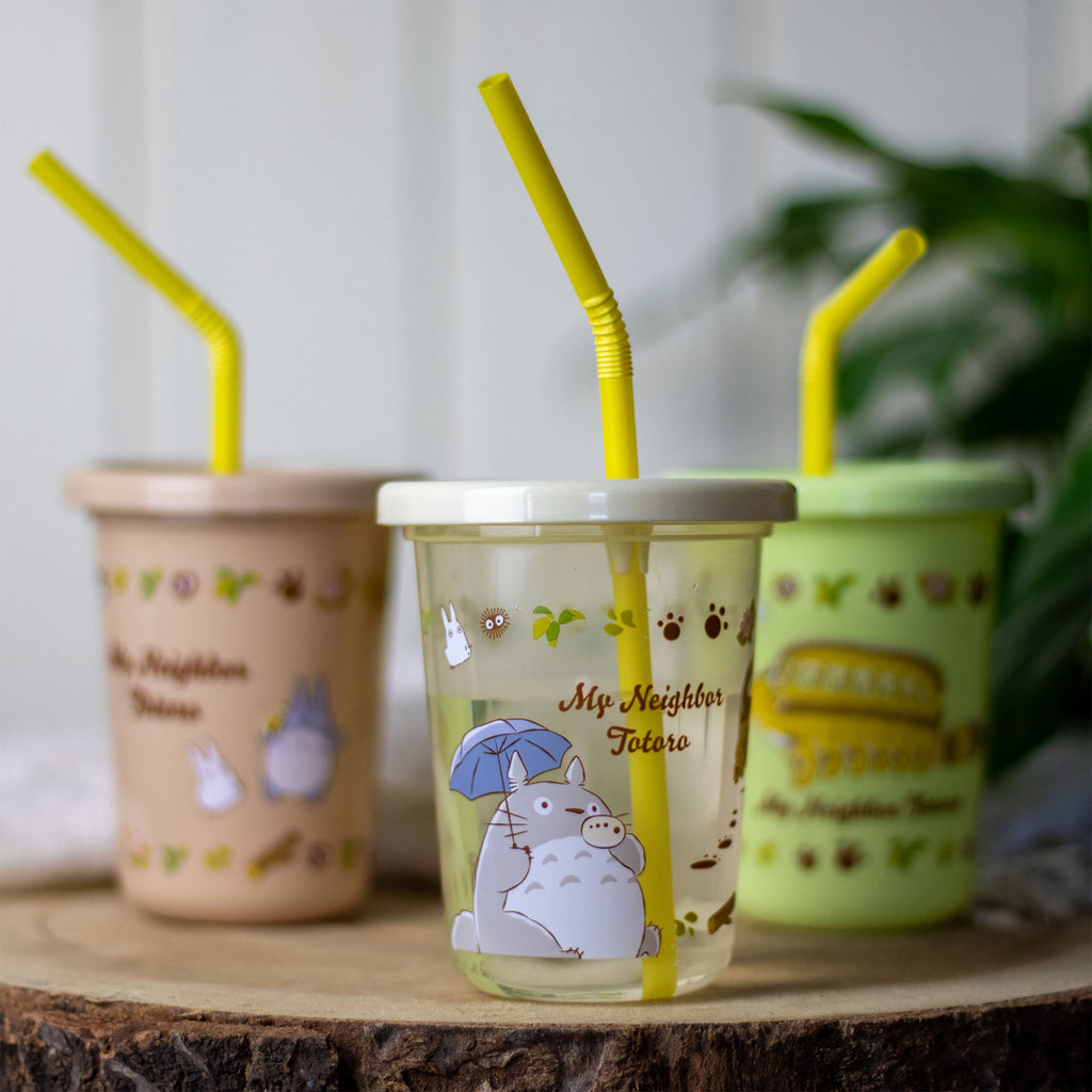 Image produit Totoro - Bus Chat et Totoro Gobelet avec Paille Set de 3